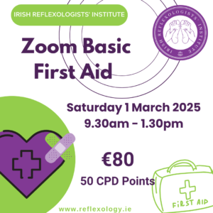 Zoom Basic First Aid - Saturday 1st March 2025