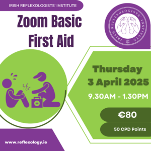 Zoom Basic First Aid - Thursday 3rd April 2025