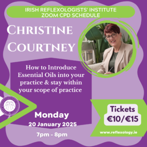 Zoom CPD - Christine Courtney - How to introduce Essential Oils into your practice and stay within your scope of practice