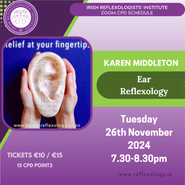 Zoom CPD - Karen Middleton - Ear Reflexology
