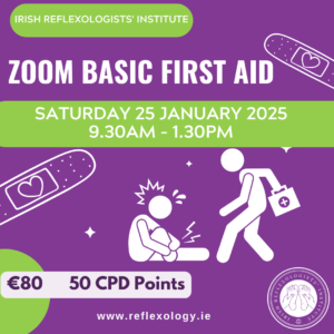 Zoom Basic First Aid - Saturday 25th January 2025